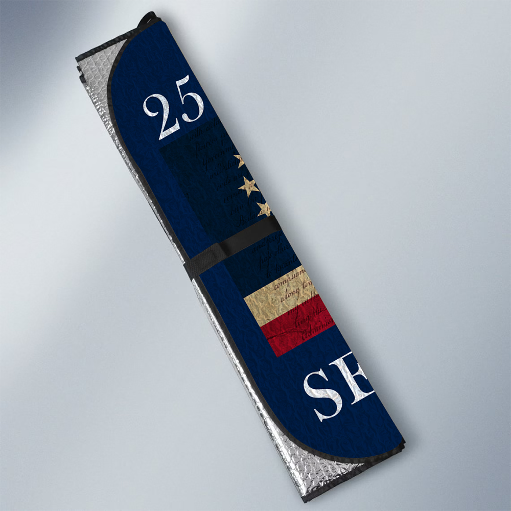 250 Years of Freedom USA Flag Semiquincentennial Eagle Car Sunshade CH07 910242