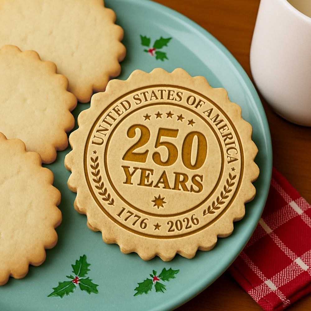 250 Years of America 1776 - 2026 Cookie Stamp American Independence Day Gift HA75 898352