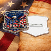 Faith, Family & Freedom 250th Anniversary of America Eagle Acrylic Pin CH07 911070