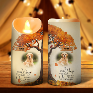 Custom Pet Photo Always Loved Never Forgotten Memorial LED Candle LM32 895893