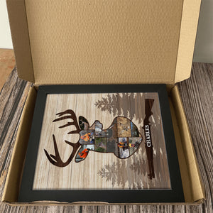 Custom Photo Deer Hunting Wood Picture Frame CH07 896550