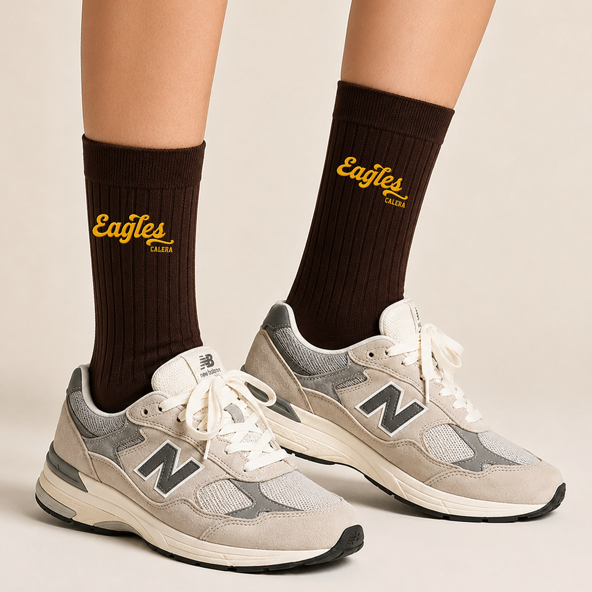 Personalized Mascot Embroidered Socks, Graduation Gift For Students LM32 669955