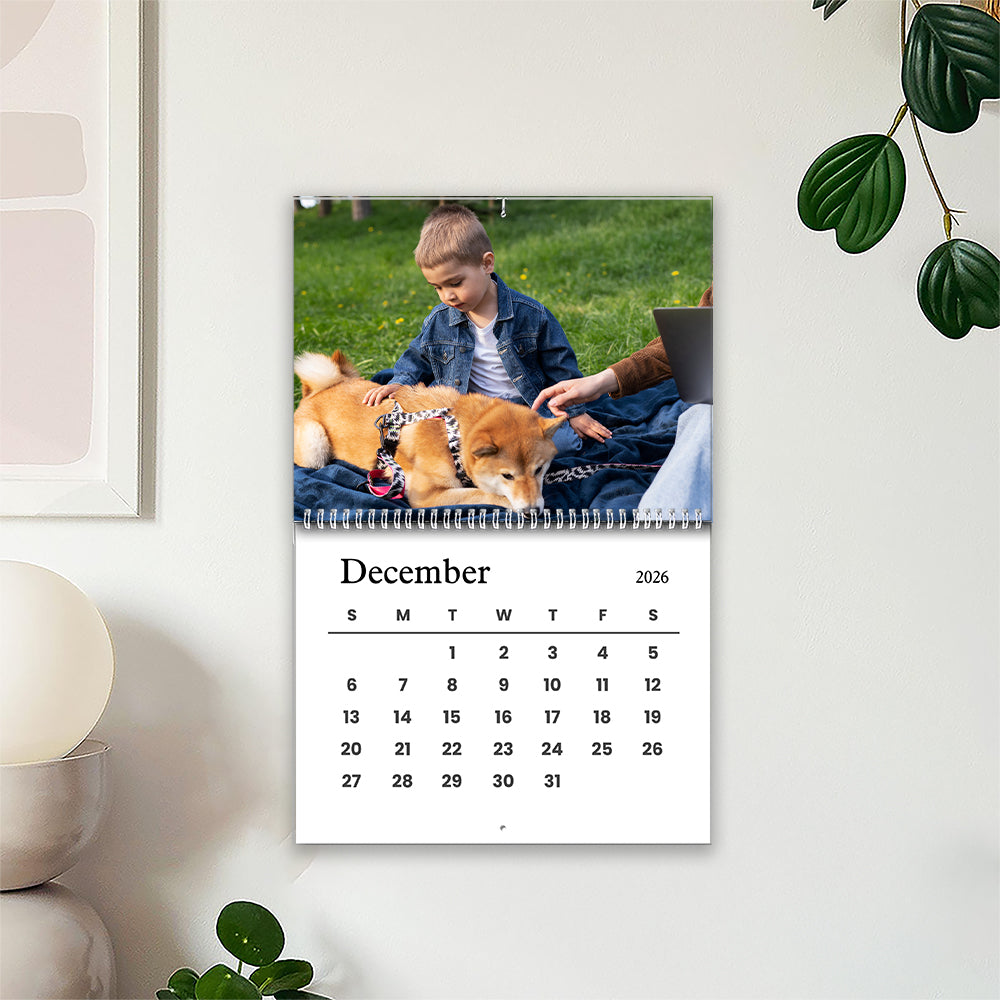 Custom Dog Photo Wall Calendar TH10 896697