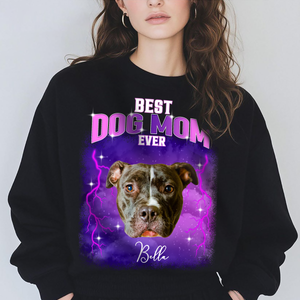 Custom Photo Best Dog Dad, Dog Mom Ever Shirt TH10 894489