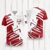 Custom Name Golf Pattern Polo Shirt Gift for Golf Lovers HA75 921130