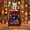Faith, Family & Freedom 250 Years of America Patriotic Whiskey Bottle LM32 897357