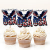 Faith, Family & Freedom 250 Years America Cupcake Topper HA75 898836