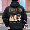 Custom Photo Best Dog Dad Ever Back Dark Shirt - Father’s Day Gift for Dog Owners CH07 911354