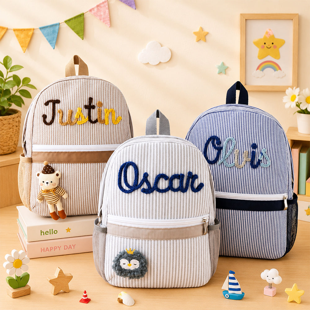 Custom Kid Name Embroidered Toddler Backpack, Back to School Kindergarten Gift CH07 911864