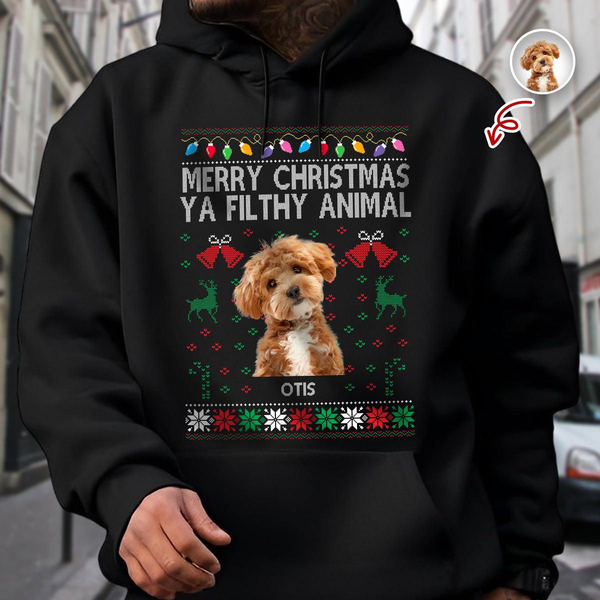 Merry Christmas Ya Filthy Animal Personalized Shirt, Christmas Gift For Dog Lover, Cat Lover HO82 894620