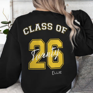 Class Of 2025 Personalized Custom Backside Shirt C394