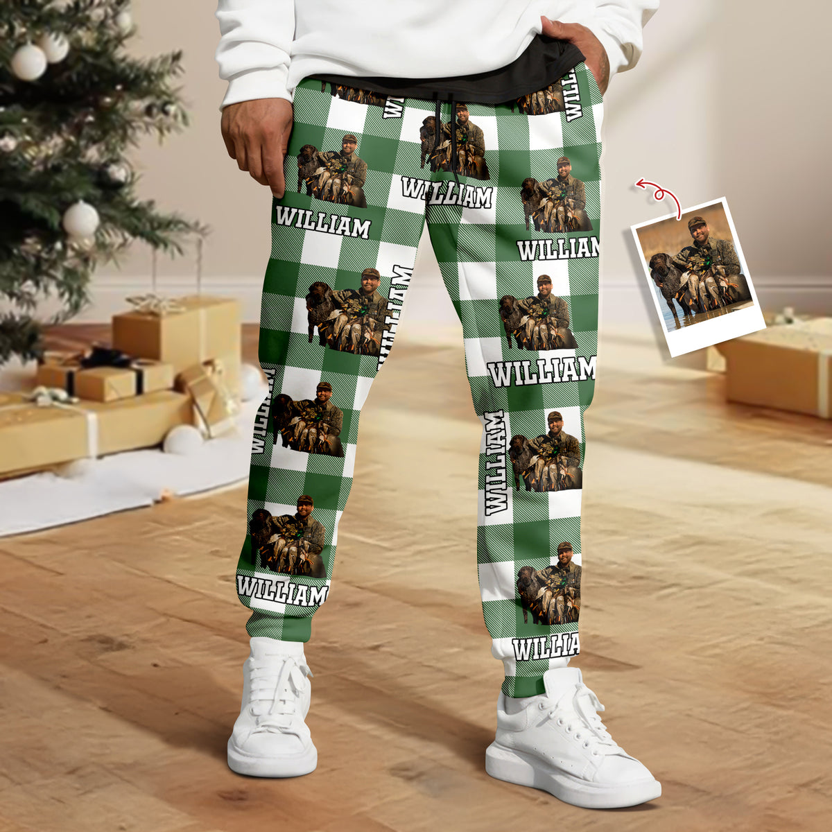 Custom Photo Duck Hunting Sweatpants Christmas Gift For Duck Hunters HA75 898264