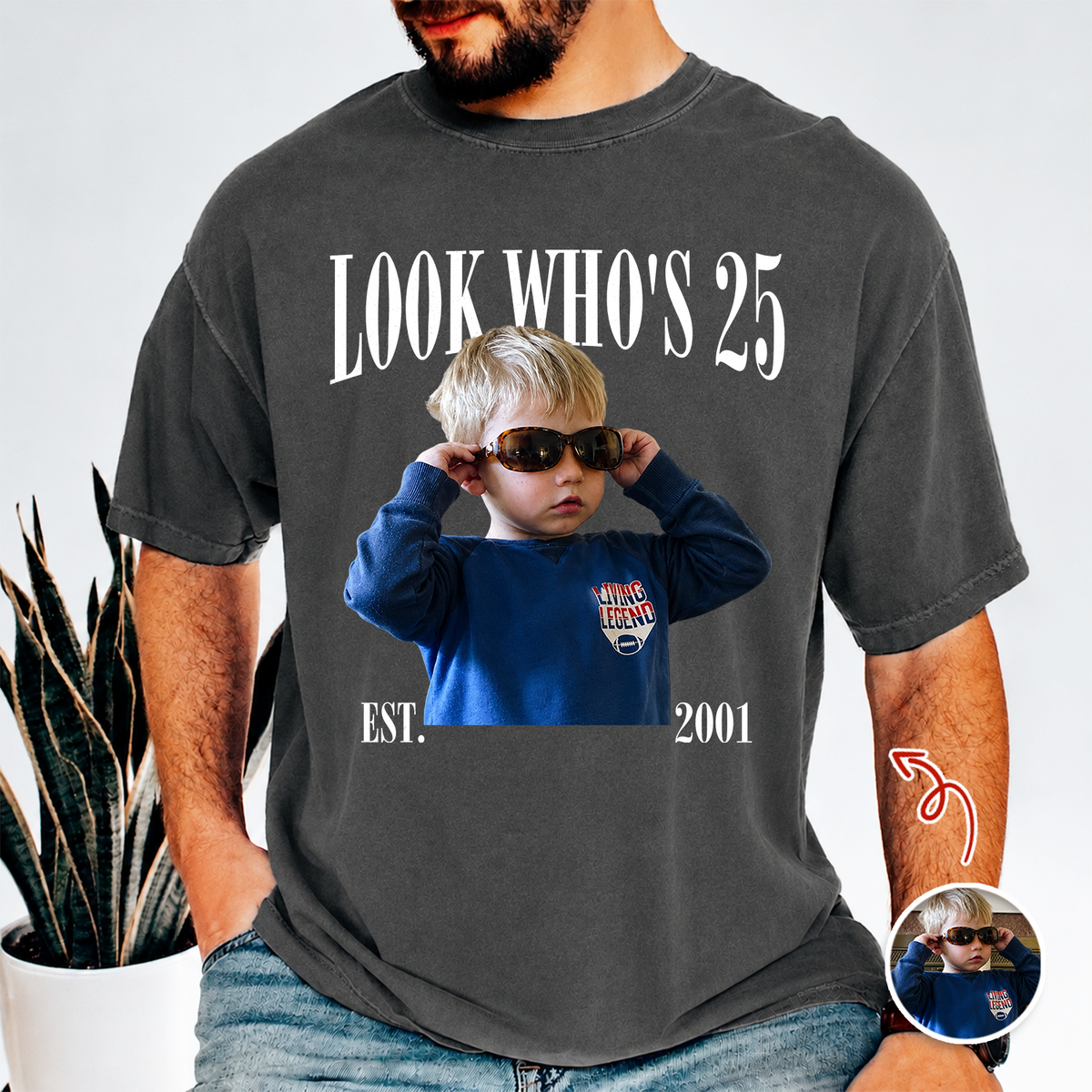 Custom Photo Look Who's 21 Comfort Shirt - Birthday Gift TH10 170561