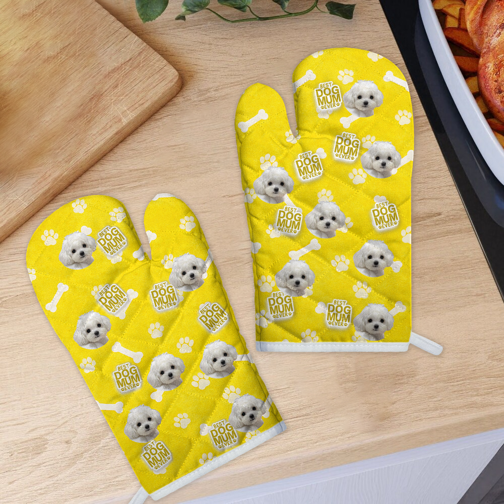 Custom Pet Photo Oven Mitt Gift for Pet Lovers TH10 898917