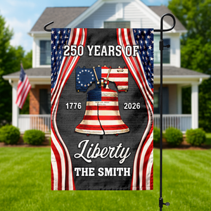 250 Years of Liberty, American Betsy Ross 1776 2026 Patriotic Garden Flag LM32 897745