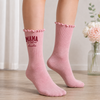 Personalized Embroidered Mama Ruffle Socks Christmas Gift for Mom, New Mom Gift CH07 180466