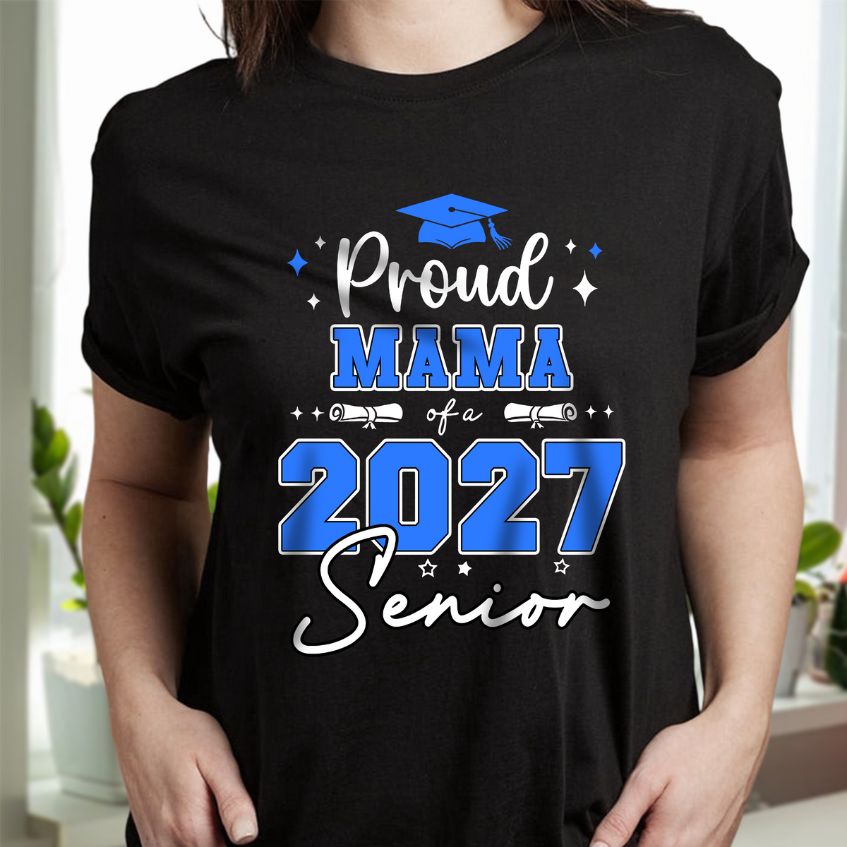 Personalised Proud Grandma of a Class of 2026 Senior Dark Shirt LM32 899309