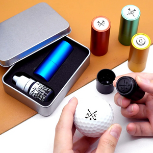 Personalized Golf Ball Stamp Box, Personalized Golf Stamps, Gift for Golfer, Golf Ball Marker HA75 898240