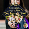 I Know You're Looking Down From Heaven Graduation Cap Topper – Custom Photo Memorial Mom Gift TH10 169107