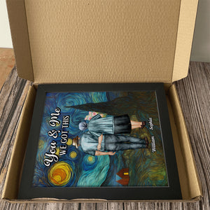 You & Me We Got This Starry Night Personalized Picture Frame Anniversary Gifts For Couple CH07 896492