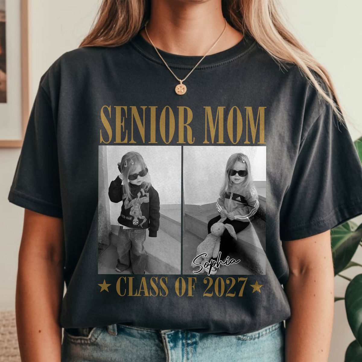 Custom Photo Senior Mom Dad Class Of 2027 Comfort Shirt HO82 903252