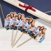 Custom Photo Family With Dog Cat Cupcake Toppers HO82 893640