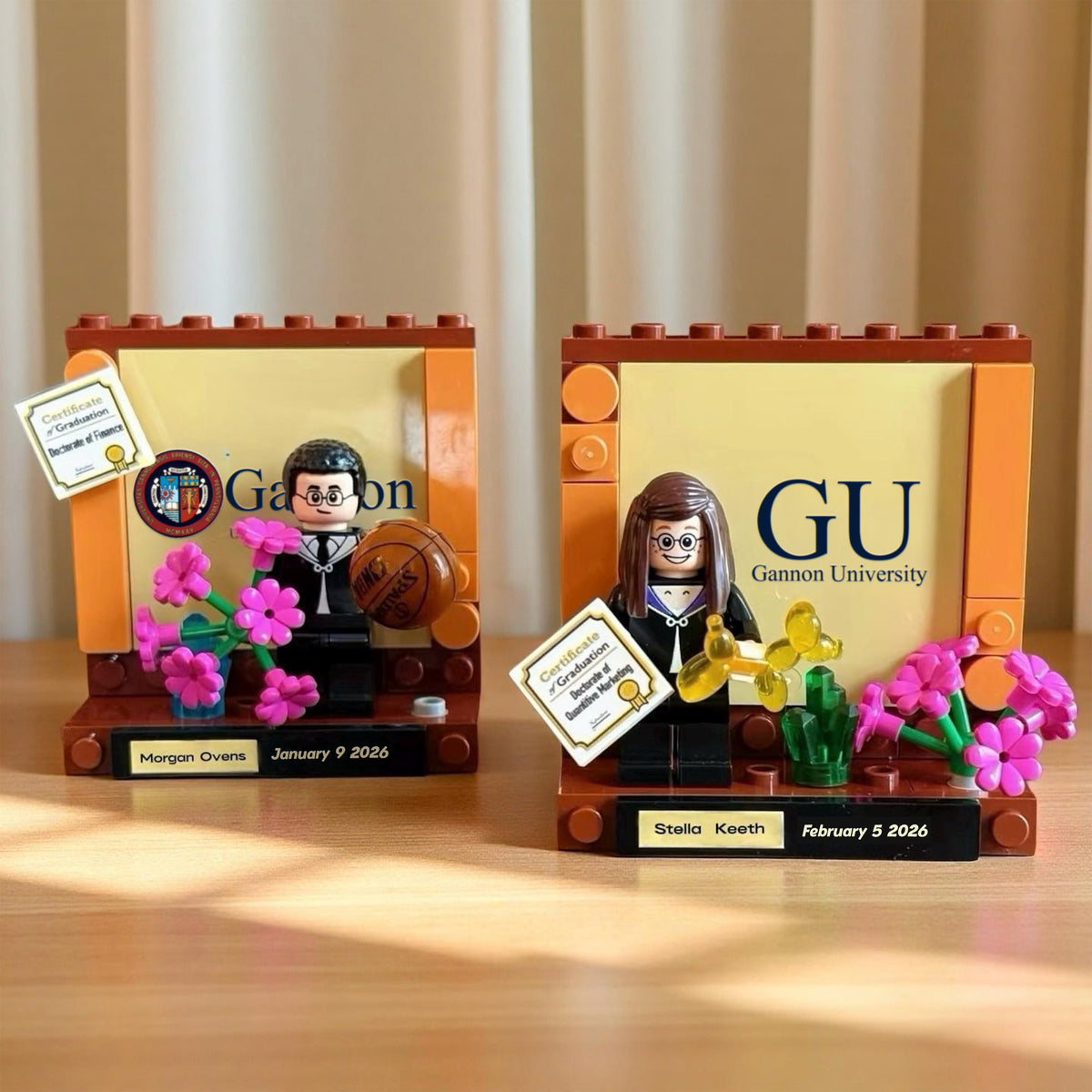 Personalized Graduation Minifigure Building Blocks Gifts - Eternal Keepsake Gift for Friends, Lovers, Desk Decor LM32 899289