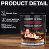 Custom Photo Anniversary Wedding Personalized Whiskey Glass Gifts For Husband And Wife, Him And Her LM32 897633