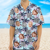 Custom Photo Best Dad Ever Tropical Pattern Hawaiian Shirt - Personalized Gift for Dad CH07 911568