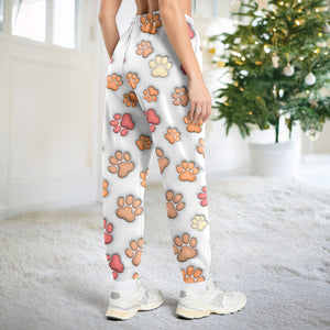 Personalized Dog With Paw 3D Effect Sweatpants For Christmas TH10 896623