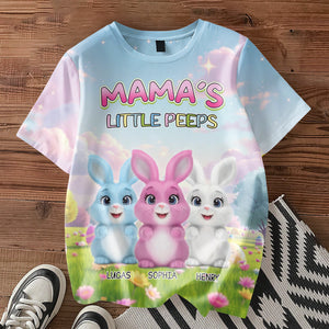 Personalized Grandma's Little Peeps Easter 3D Shirt Funny Gift For Mom, Grandma Ch07 895264