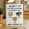 Custom Photo Admit It! Life Would Be Boring Without Us Building Brick Block TH10 169939