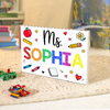 Custom Teacher Name Building Block Plaque Back to School Classroom Decor TH10 170281