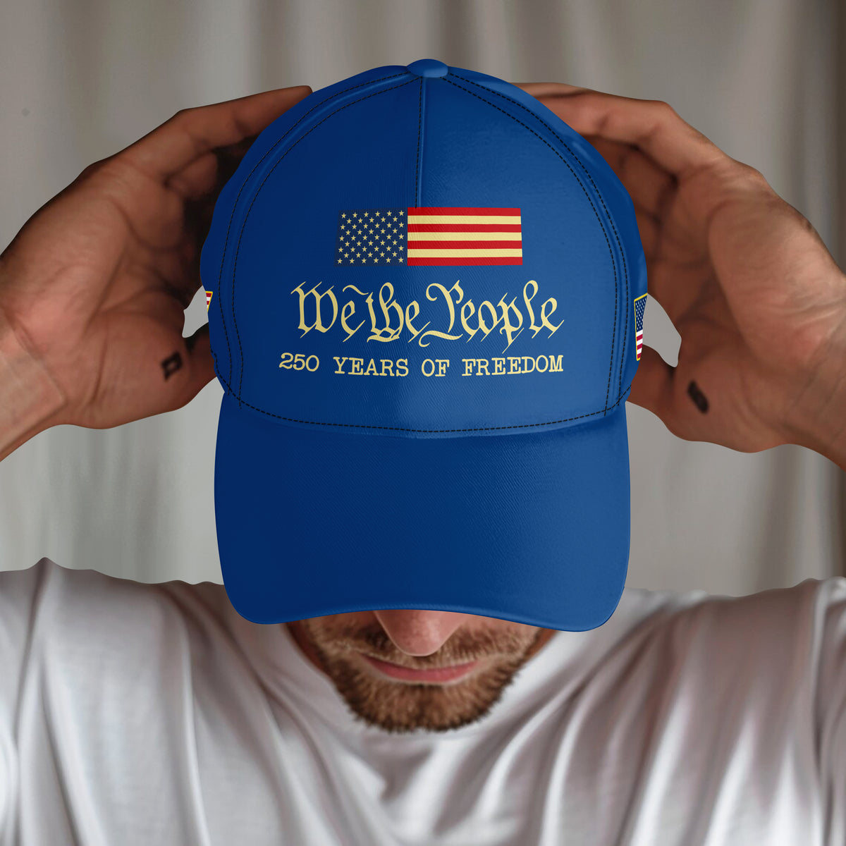 We The People 250 Years Of Freedom AOP Cap TH10 896831
