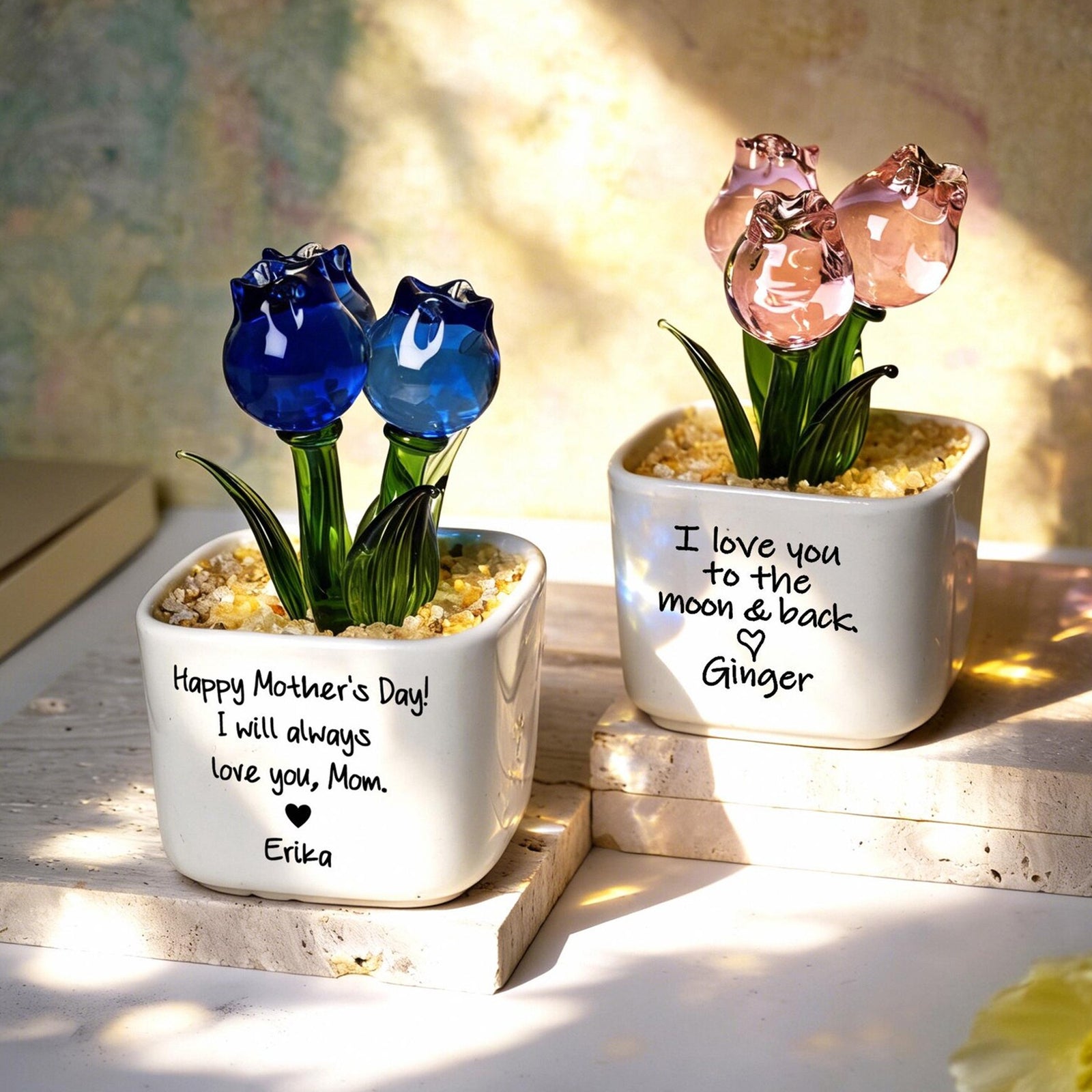 Shipping Glass Flower Pot