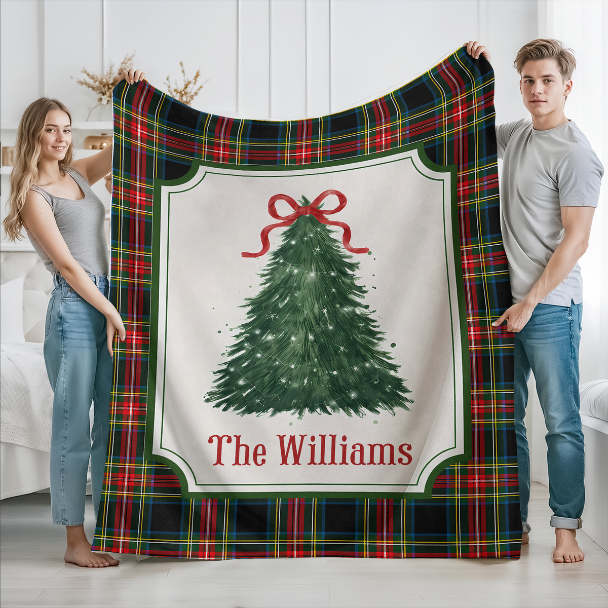 Personalized Custom Family Name Blanket For Christmas TH10 170873