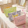 Personalized Floral Monogrammed Embroidered Cosmetic Bag- Gift For Mom, Girlfriend, Women, Bridesmaid Gift LM32 899771