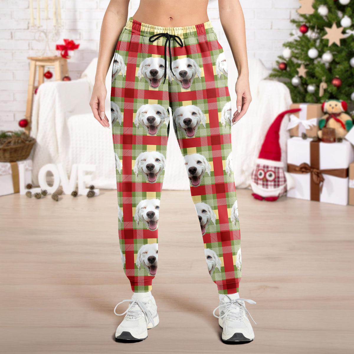 Custom Dog Cat Face Colorful Sweatpants For Dog Cat Lovers LM32 897417