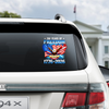 250 Years Of Freedom American 1776 2026 Car Window Decal Sticker HA75 920174