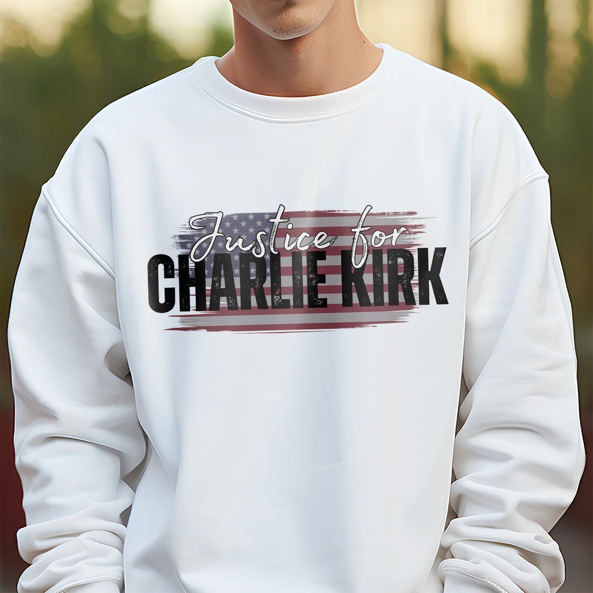 Justice for Charlie Kirk – Patriotic Political, Faith and Freedom Bright Shirt LM32 65411