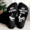 Personalized Funny Adult Not Sleeping Couple Crew Socks, Gift For Husband & Boyfriend HO82 903534