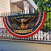 Personalized God Bless America 250 Years Of Freedom Non-Pleated Fan Flag LM32 669289