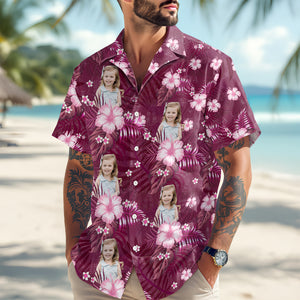 Custom Photo Summer Hawaiian Shirt Perfect For Vacations & Gifts LM32 893749