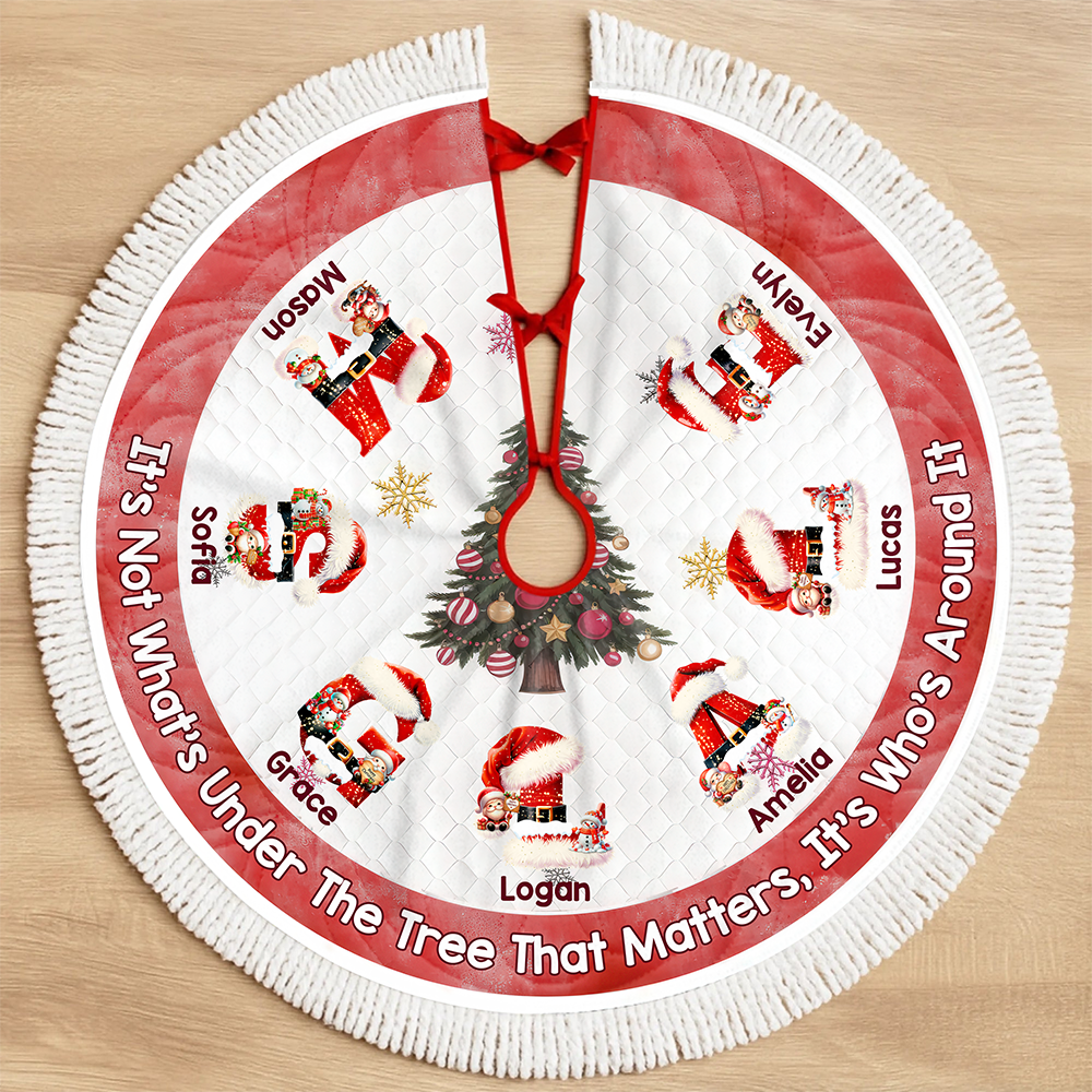 Joy Wrapped Around Us Christmas Tree Skirt TH10 896329