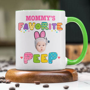 Custom Photo Favorite Peep For Easter Day Accent Mug TH10 892447