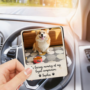 Custom Pet Photo Memorial Car Visor Clip Gift For Pet Lovers TH10 898111