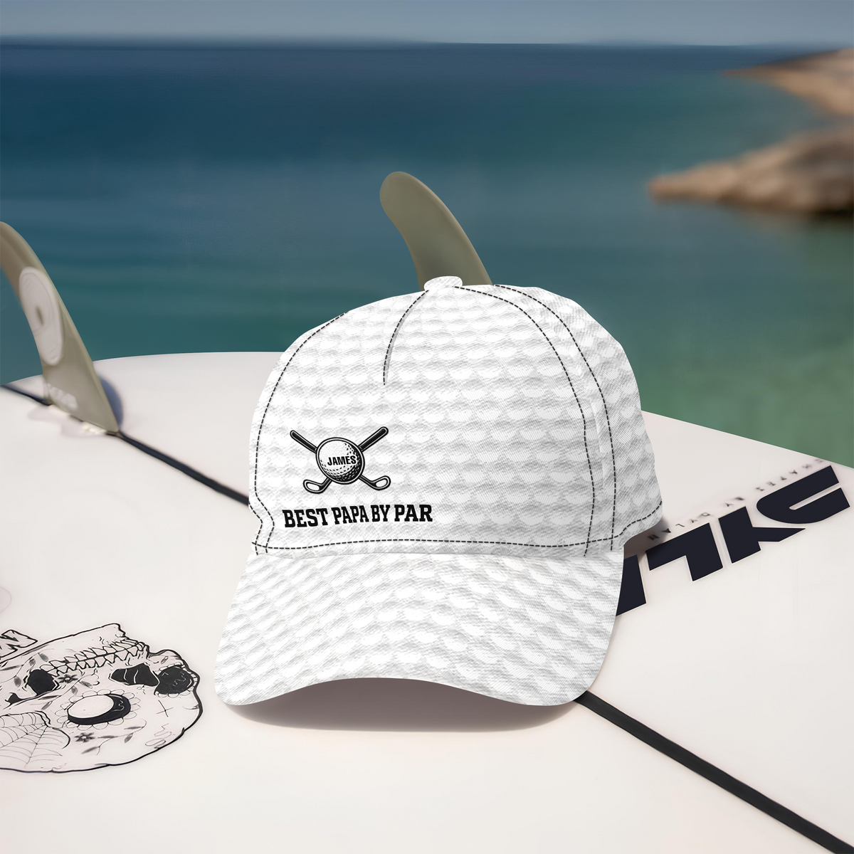 Personalized Best Dad By Par Golf Classic Cap Gifts For Dad, Grandpa TH10 169815