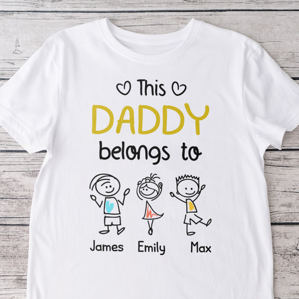 Personalized This Papa Belongs To Us Bright Shirt Father’s Day Gift HA75 921442