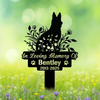 In Loving Memory Of Dog Loss Personalized Dog In Heaven Garden Stake CH07 896174