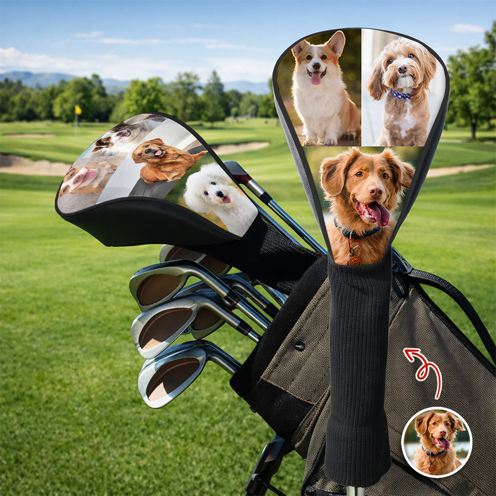 Custom Photo Dog Cat Pet Golf Club Head Cover For Golf Lovers HA75 921260